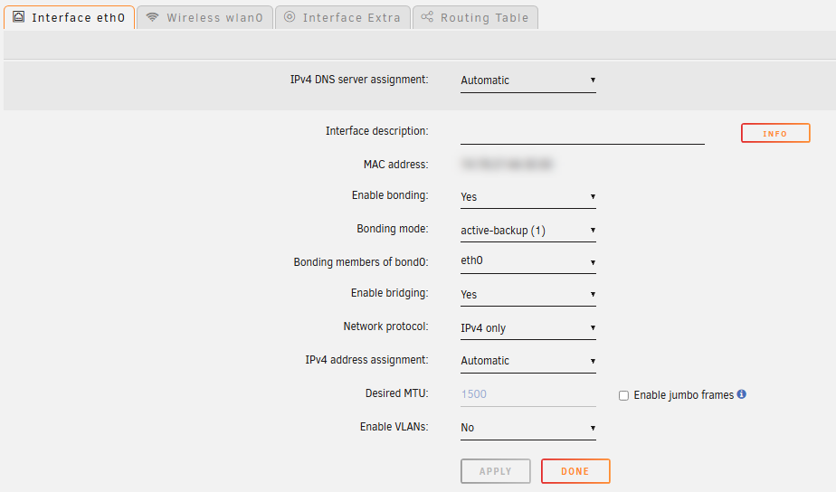 Network Settings