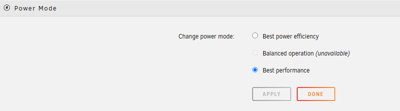 Modo de Energía